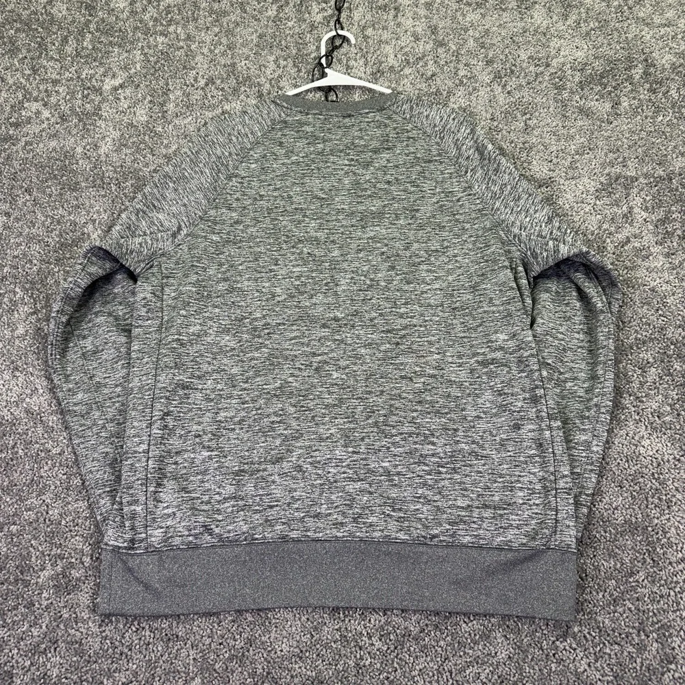 Jordan Sweatshirt Mens 2XL Gray Long Sleeve Fleece Crewneck Pullover Logo Casual